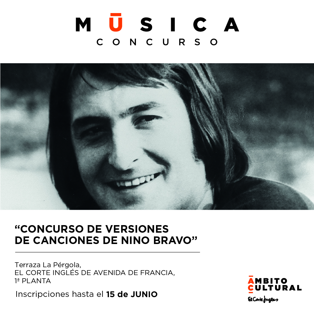 Imagen del evento CONCURSO DE VERSIONES DE CANCIONES DE NINO BRAVO
